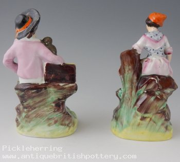 Pair of Musicians & Monkey