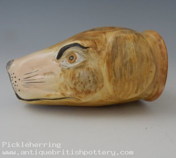 Hound Head Stirrup Cup