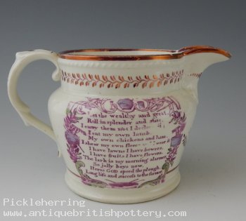 Staffordshire Harvest Jug