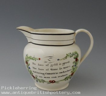 Dixon & Co Sunderland Creamware Jug