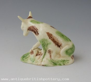 A Wood Family Creamware fox