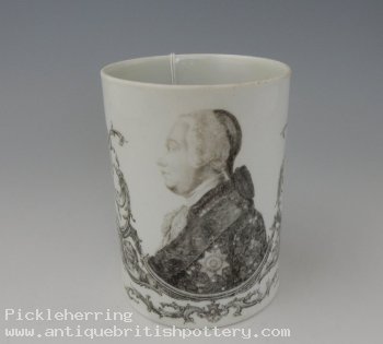George III Mug - Sadler Liverpool
