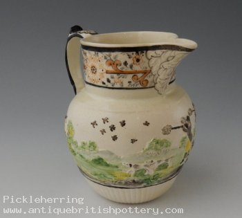 Staffordshire Shooting Hunt Jug