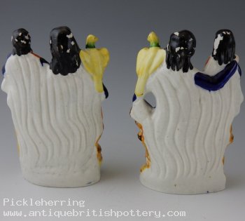 Couple With Girls & Parrots-Pair