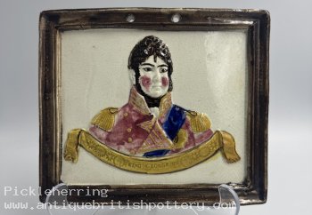 Portobello George IIII Relief Moulded Plaque