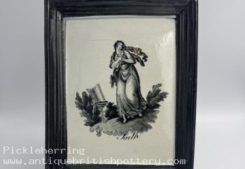 Faith Hope & Charity Pearlware Plaques