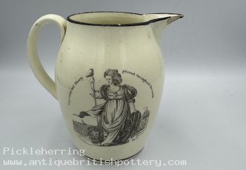 Lord Nelson Creamware Jug