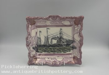 Trident Steam Ship Sunderland Lustre Plaque