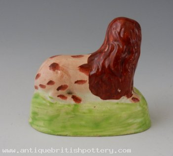Pearlware Recumbent Lion