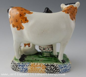 Cow & Calf with Farmers Wife